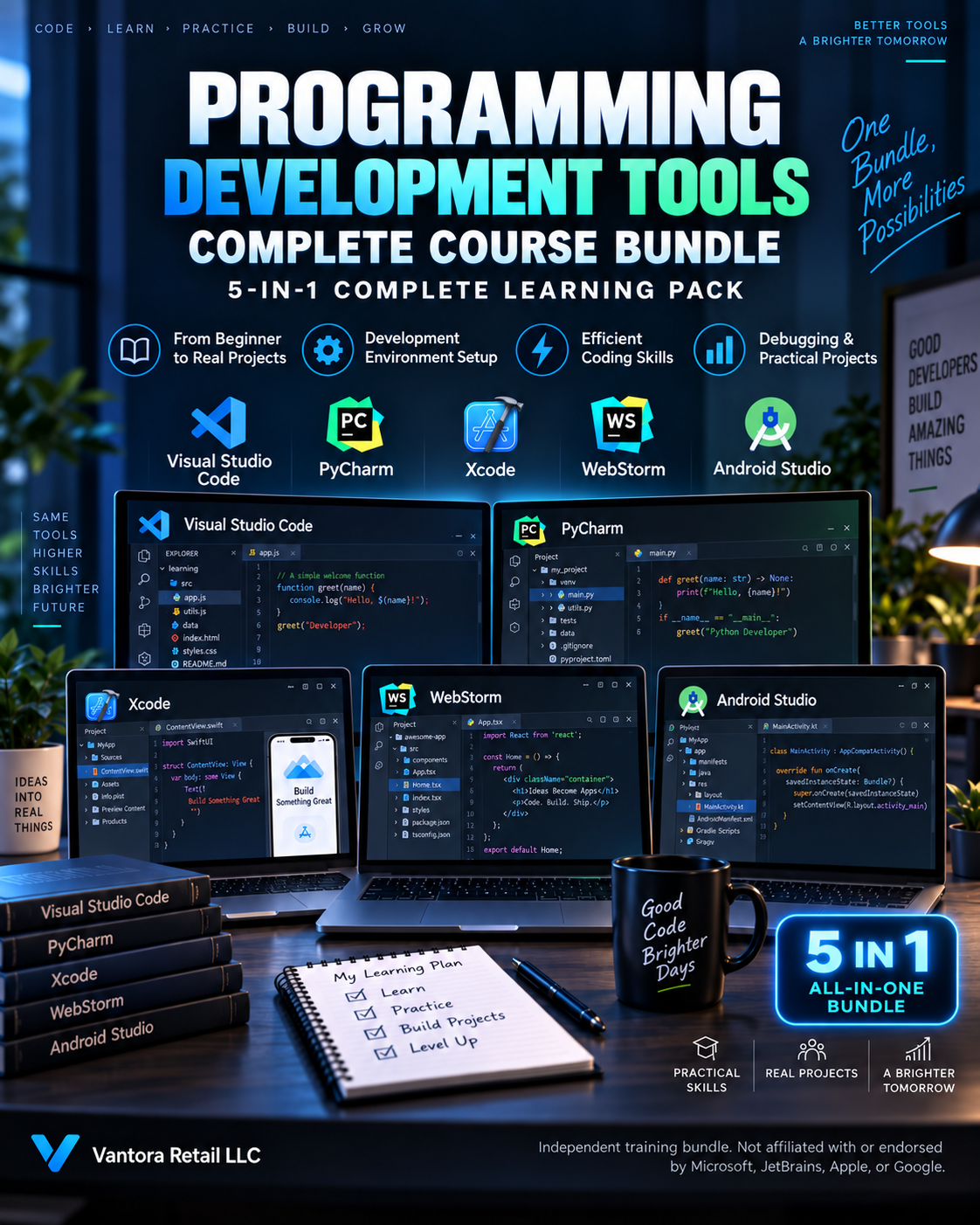 Programming learning bundle preview